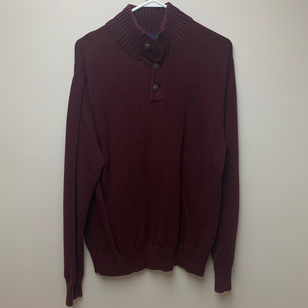 Polo Ralph Lauren half button up sweater
